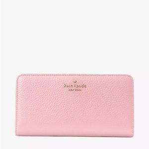 Kate Spade NWT large continental wallet barbie pink